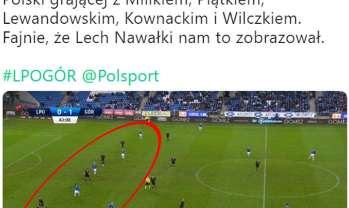 Niecodzienne USTAWIENIE graczy Lecha Poznań! :D